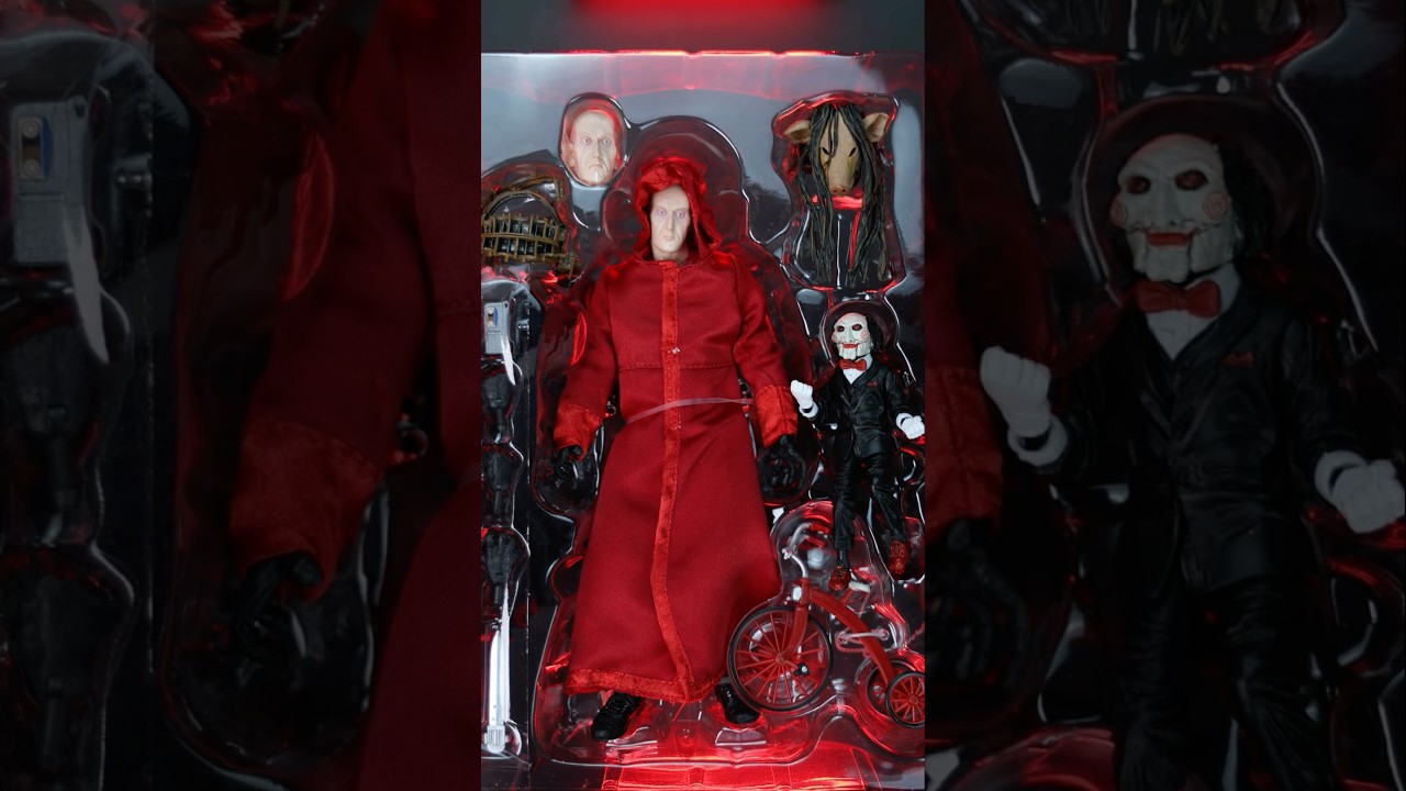 NECA SAW Ultimate Jigsaw action figure unboxing 