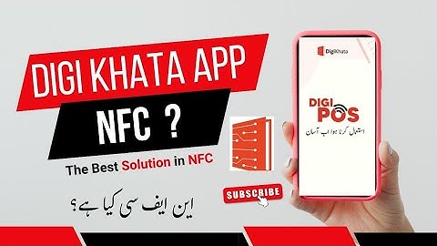 Digi Khata NFC Use / Digi Khata NFC payment / What is NFC payment Digi Khata #nfc #pos