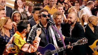 -M- "Ils sont fous ces humains" feat. Bigflo & Oli (Live TV @ Le Late avec Alain Chabat)