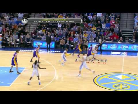 Los Angeles Lakers Vs Denver Nuggets March 7 2014 NBA 2013 14 Season