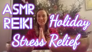 ASMR Reiki for Holiday Stress Relief | Sound Healing | Crystal Healing | Smudging