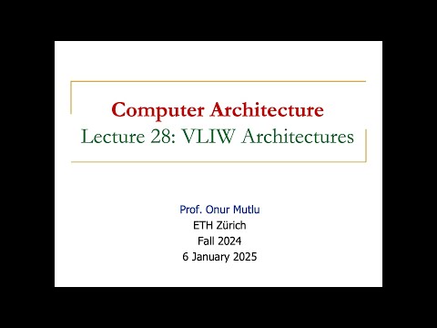 Computer Architecture -