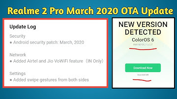 Realme 2 Pro March OTA Update | VoWifi | Security Patch | Swife Gesture Both Sides | Technical Nasim