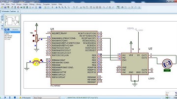 DC Motor control with PIC microcontroller and L293D