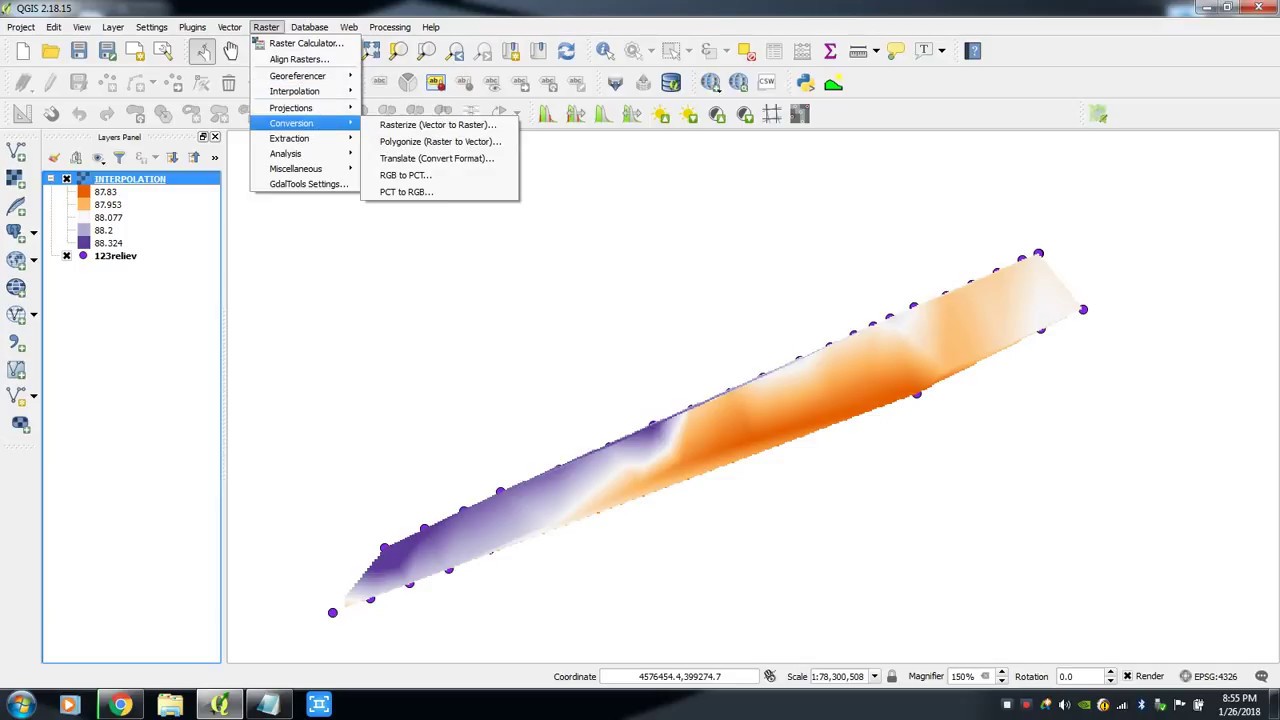 HOW TO CREATE CONTURS BY ELEVATION POINTS USING QGIS - YouTube