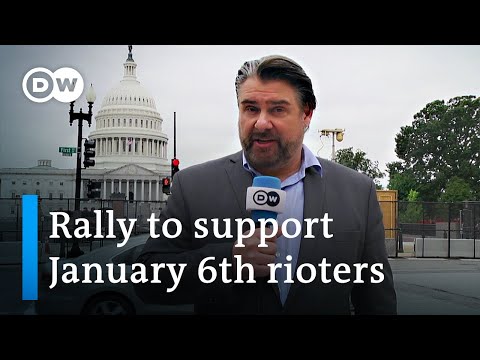 Security high for right-wing rally in Washington DC - DW News.
