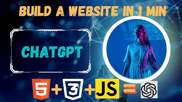 Build a website in 1 min using ChatGPT| ChatGPT Tutorial #chatgpt #openai #website