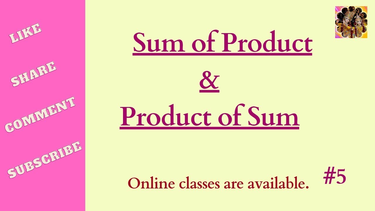 5. Sum of Product and Product of Sum in Boolean algebra #discrete ...