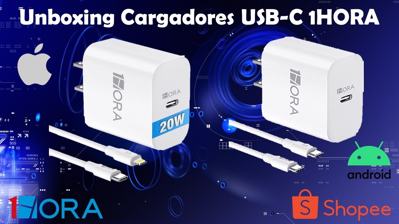 HOCO Cargador De Pared USB-C Compatible con iPhone 11 Carga Rápida 20w