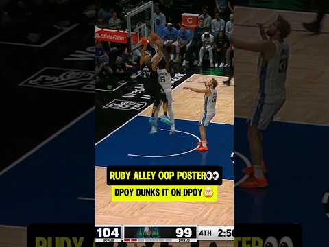 Rudy Gobert DUNKED IT on JJJ's HEAD👀