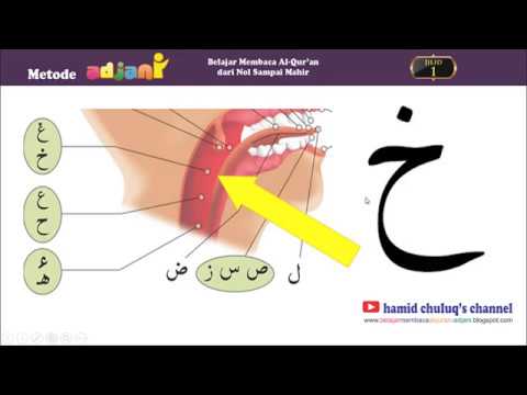 Belajar makhroj huruf hijaiyah anak