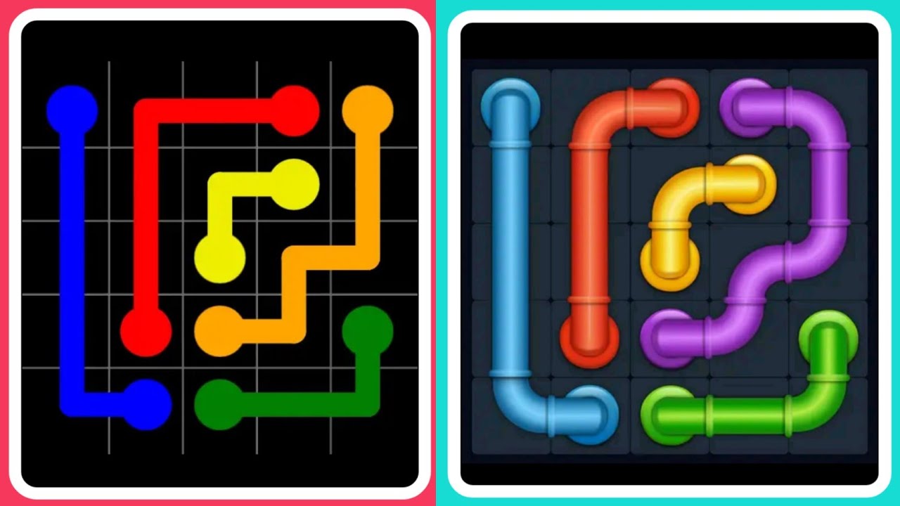 Pipe Art game ki video and 🆚 Flow Free gaming ki new video 🥴🥴 YouTube