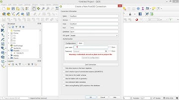 5 membuat koneksi PostGIS di qgis