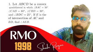 RMO 1998 Solution || Question no. 1 || Explanation #olympiadmathematics #maths RMO 1998 Solution || Question no. 1 || Explanation #olympiadmathematics #maths
