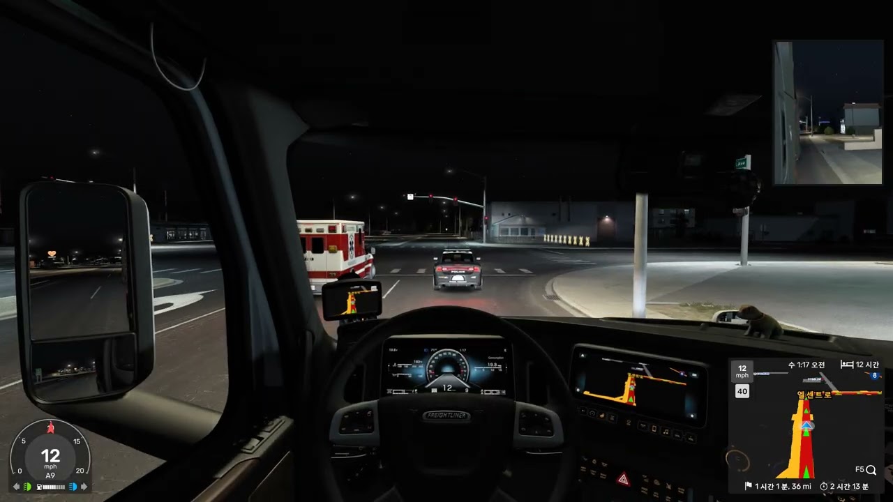 American Truck Simulator(ATS) : 97 Miles from Indio to Yuma / Freightliner Cascadia 2019