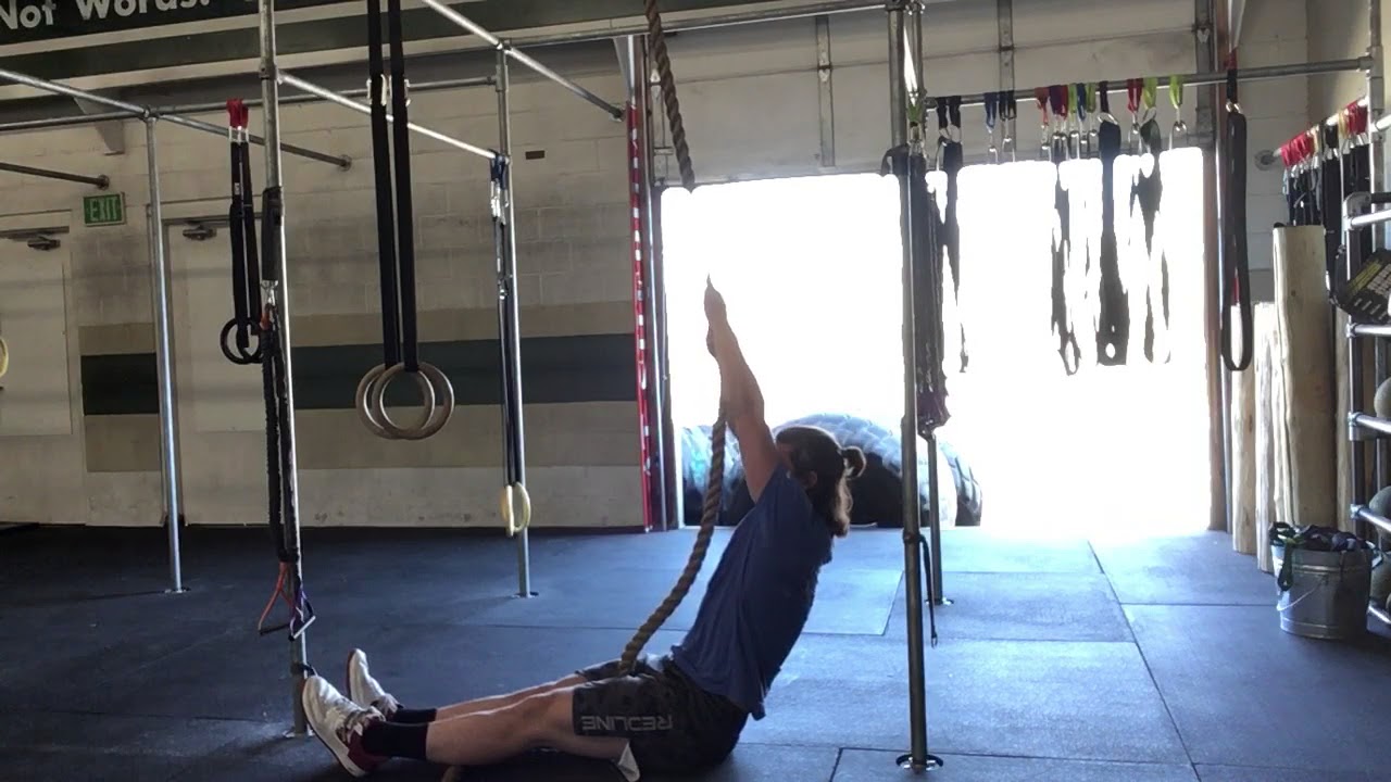 Rope rows - YouTube
