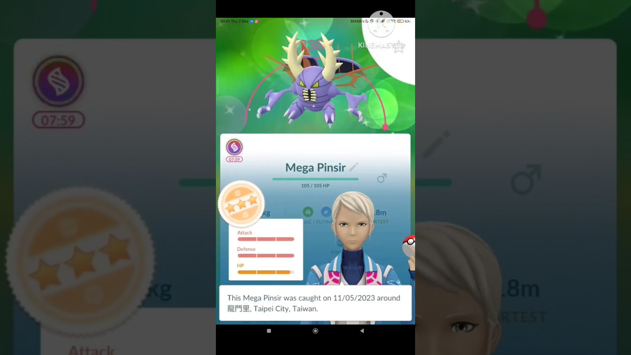 Mega evolving  97 iv shiny pinsir