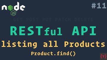 Getting All Products | RESTful API using NodeJS and MongoDB