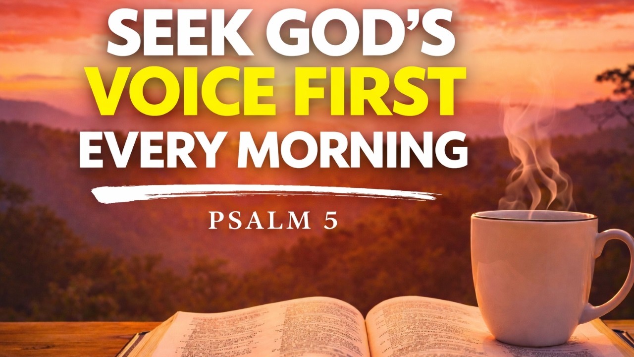 Morning Prayer | How King David Prayed to Start His Day with God | Psalm 5 Daily Prayer
