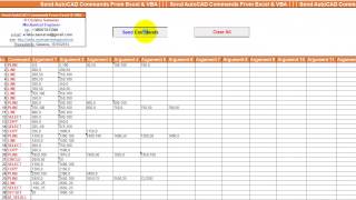 Send AutoCAD Commands From Excel & VBA