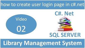 how to create user login page in c# net