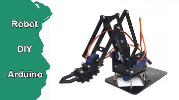 Lắp ráp cánh tay Robot Arduino tay điều khiển PS2 | NVK