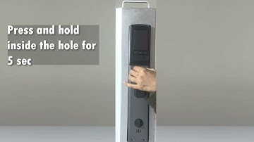 Smart Door Lock, How to make a Hard Reset? - Module NO RL14