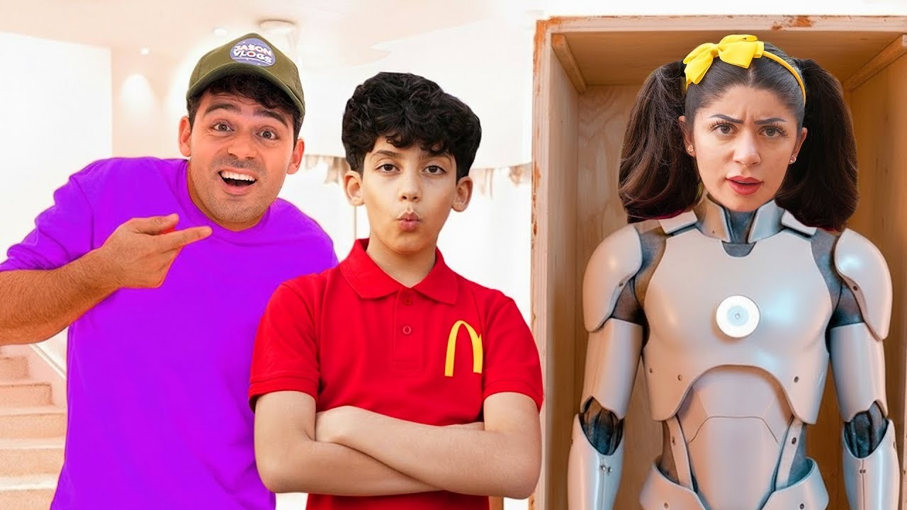 Jason dan Alex - Petualangan Lucu dengan Robot Pengasuh Baru  👩‍🤖 Cerita Anak Seru