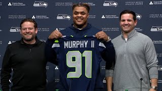 Seattle Seahawks rookie minicamp has begun, Byron Murphy signs his rookie contract