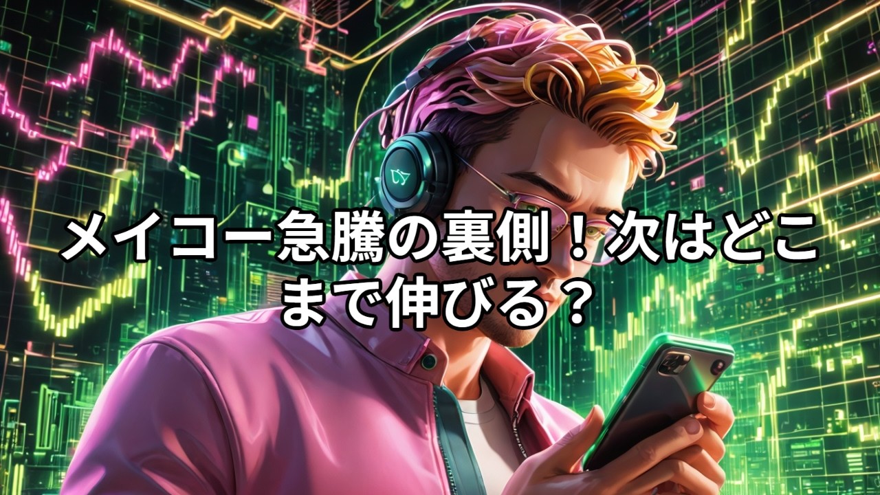 【6787メイコー】出来高急騰の衝撃！株価ロケット上昇の裏側と「AIスマホ特需」の正体をプロが徹底解説！