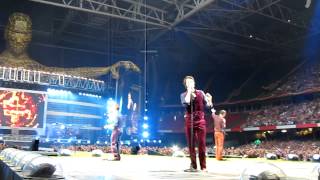 'Patience' Take That Progress Live Tour Cardiff Millennium Stadium 14th June 2011