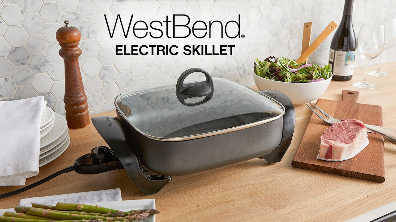 West Bend 12-Inch Electric Skillet with Non-Stick Coating