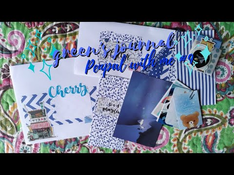penpal with me #9 || Cherry's trips || blue travel theme 💧✈️
