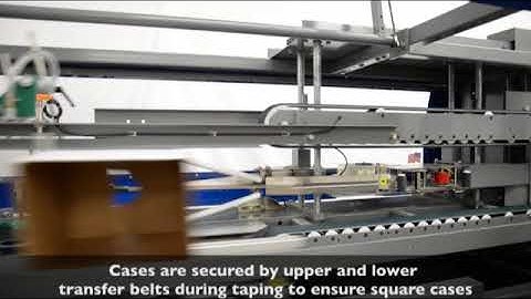 Tape case erector/ bottom sealer - From A-B-C Packaging Machine