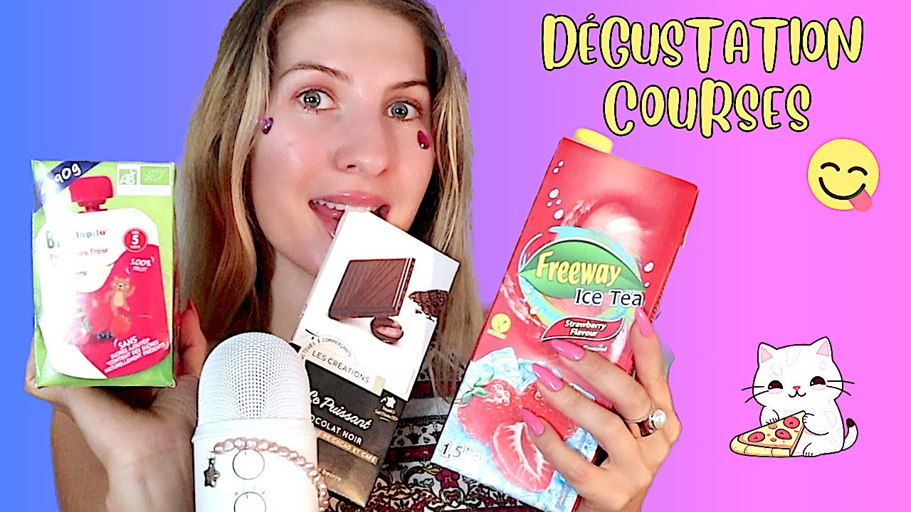 ASMR FR🇫🇷 HAUL My Groceries In France (GIRL DINNER) + EATING + Blabla *Pure Whispers For Sleep*