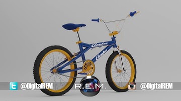 Digital REM | Blender UV Map Layered Shader | Place Decal onto a Bike frame