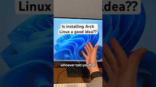 imagine I install Arch Linux… #archlinux #windows #techtok Linux Arch Windows Techtok It Archlinux