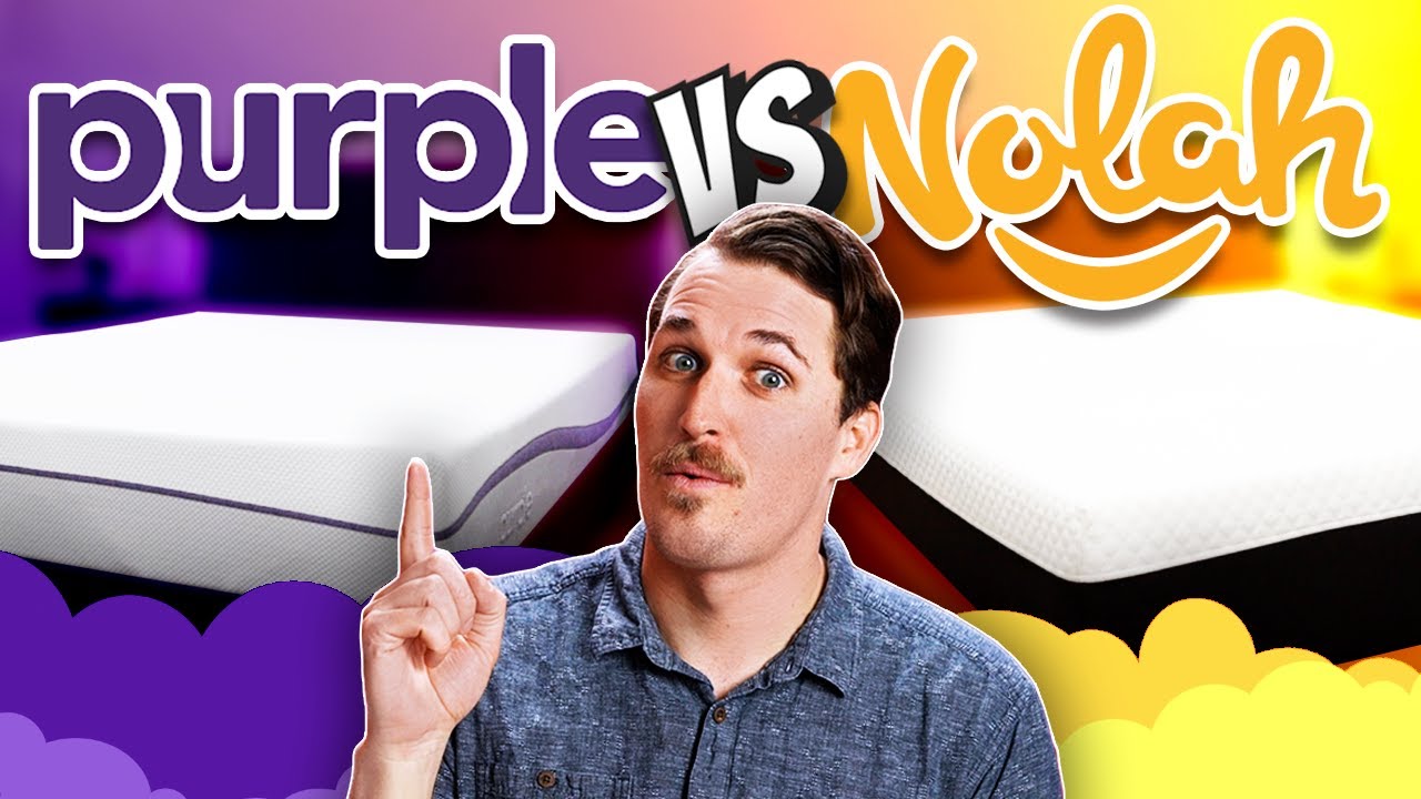 Nolah Signature vs Purple Online Bed In A Box Mattress Review YouTube