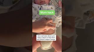 Diaper changing hack