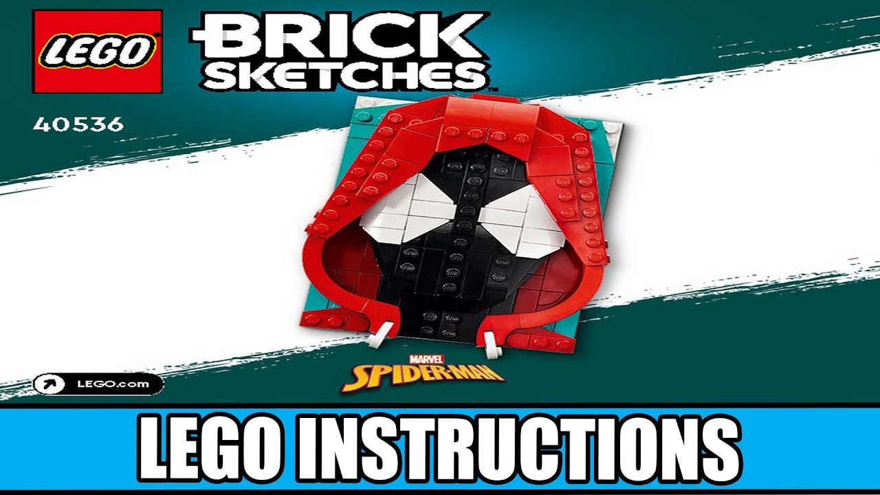 Brick Sketches - Miles Morales LEGO instructions