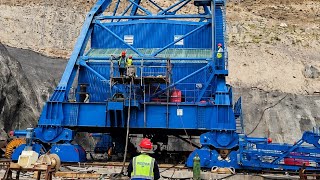 World’s Largest Cable Crane Installation Process | Amazing Dam Construction Work