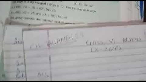 Q4,5,6  of Ex-26 A ch-Triangles Class VI ICSE BOARD maths by love with mathematics