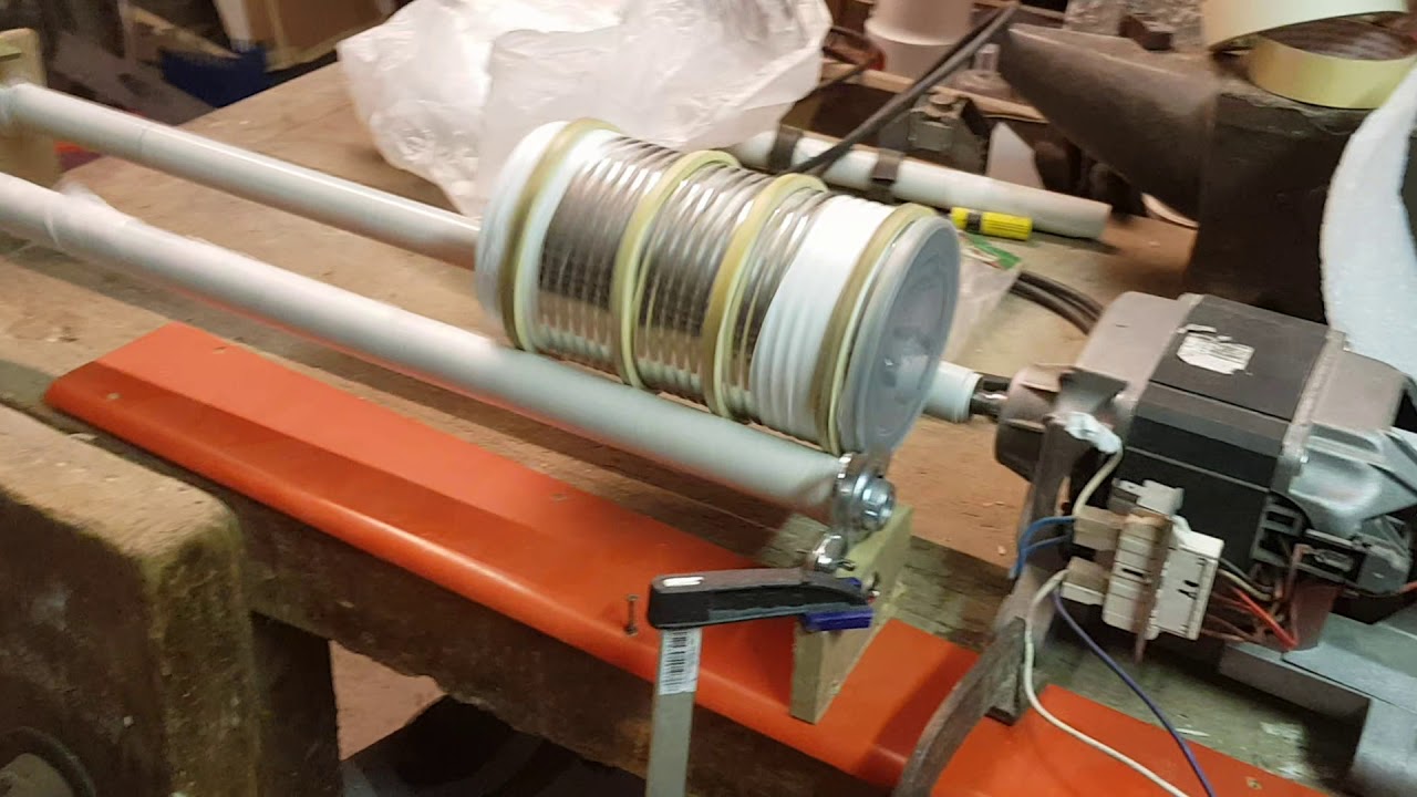 Homemade ball mill blackpowder aluminiumpowder ballmill homemade 