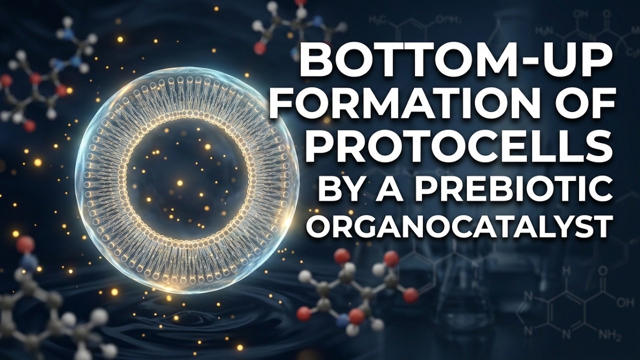 Build-a-Cell seminar Oliver Trapp: Bottom-up Formation of Protocells by a Prebiotic Organocatalyst