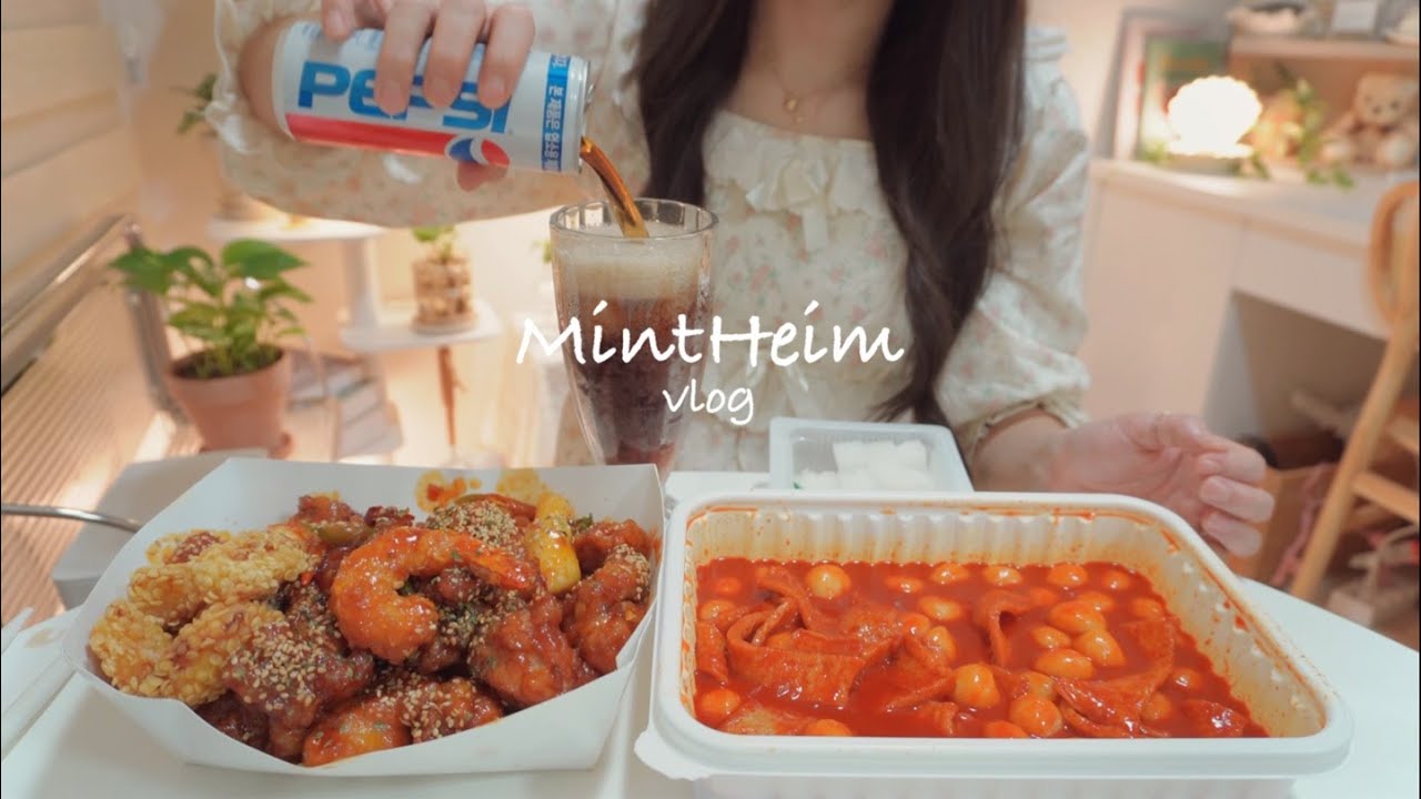 SUB)Корея vlog🌈-6kg diet japchae rice & Buldak Risotto🍲Бусина Токпокки🏡Modern House Shopping
