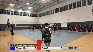 BAVC 17-Allan (L) vs Cloud 18-1 - 11-8-25 - League 3