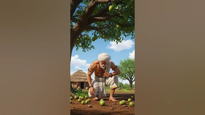 Farmer lays a trap to catch the monkeys but the monkeys eat the farmer's gooseberries 😭 #ai #farmer