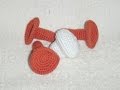 Гриб лисичка! Вязание крючком!  Knitted mushrooms.