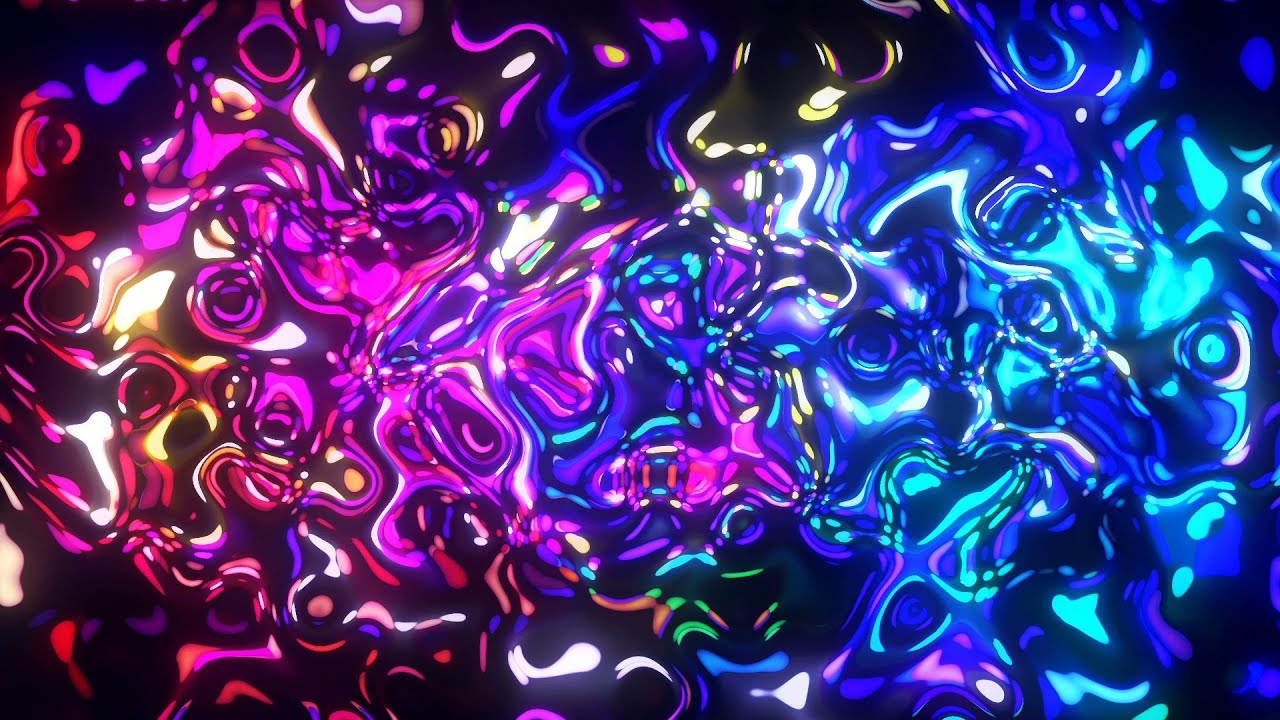 Неоновая жидкость. Движение жидких кристаллов gif. Liquid background Video.