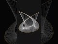Lissajous Curve creates MESMERISING patterns #creativecoding #maths #generativeart #shorts
